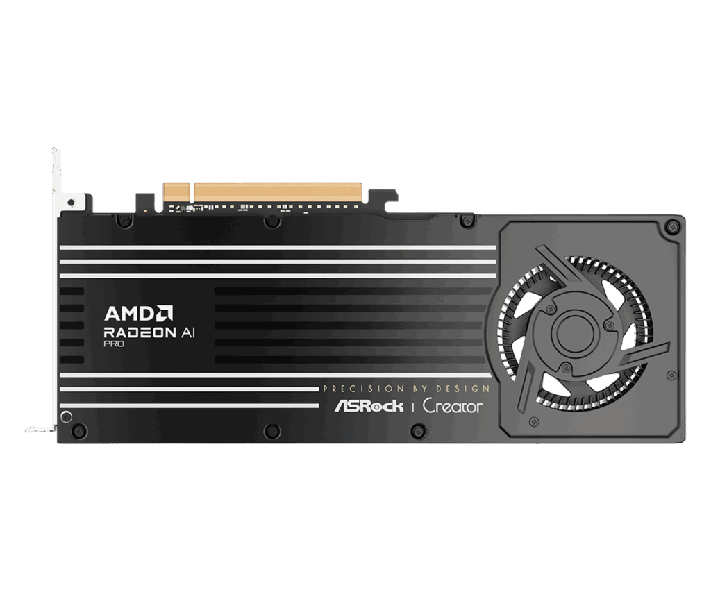 ASRock AMD Radeon AI PRO R9700 Creator 32GB videokártya - Image 3
